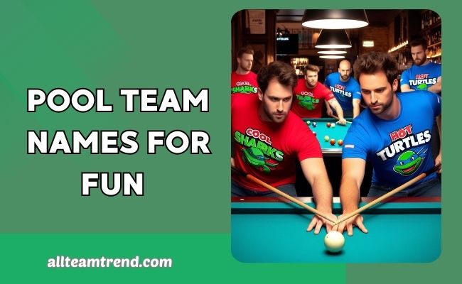 Pool Team Names For Fun