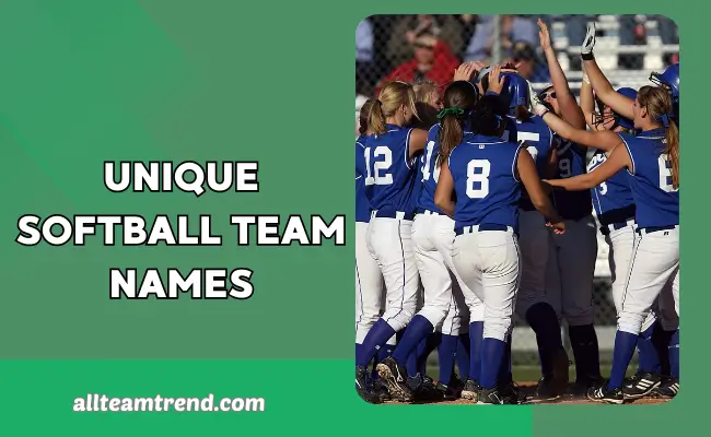 Unique Softball Team Names